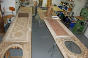 Paneling for Feau Antique Dealer